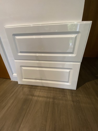 Gloss white kitchen drawer - kitchen,