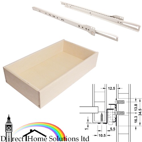 Kitchen plywood drawers 90mm - kitchen,